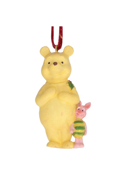 Gisela Graham Winnie-The-Pooh & Knorretje kersthanger 7 cm