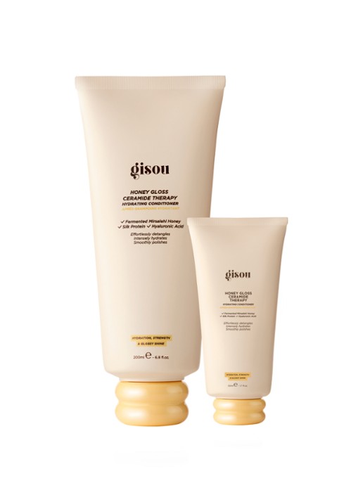 Gisou Honey Gloss Ceramide Therapy Hydrating  Conditioner - conditioner - voorkant 6 undefined