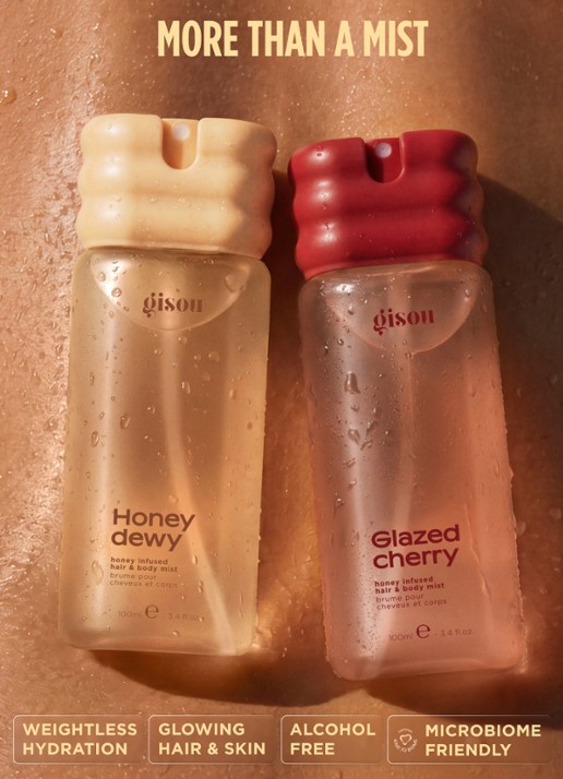 Gisou Honey Infused Hair and Body Mist  - haar- en bodymist - detail 2 cherry glazed