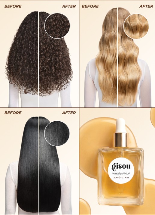 Gisou Honey Infused Hair Oil - haarolie - detail 5 undefined
