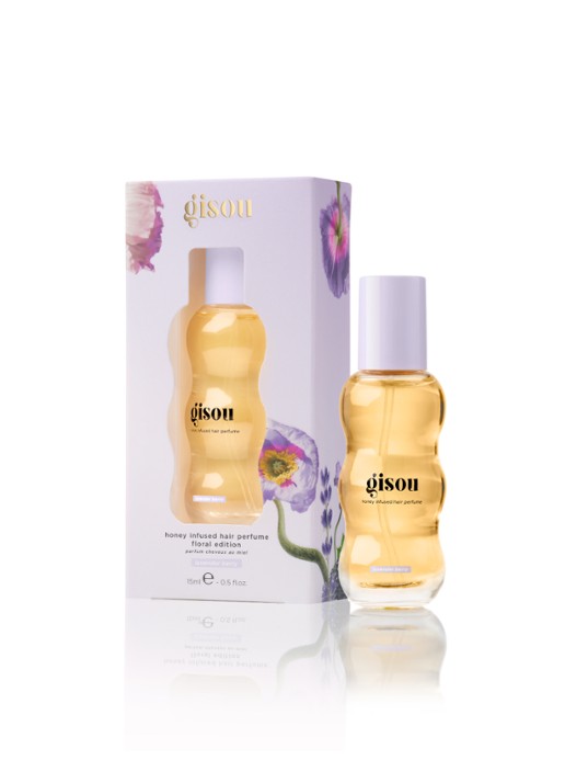 Gisou Honey Infused Hair Perfume - mini haarparfum  - voorkant 2 lavender berry