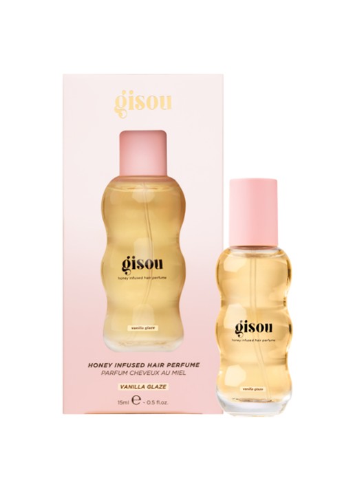 Gisou Honey Infused Hair Perfume - mini haarparfum  - voorkant 6 vanilla glaze