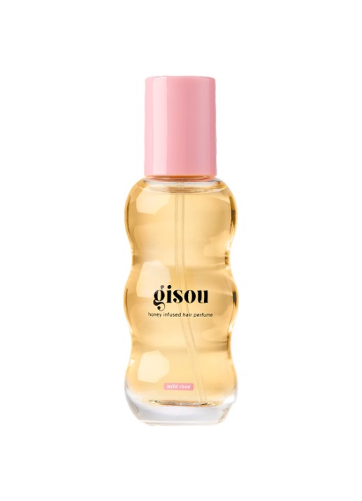 Gisou Honey Infused Hair Perfume - mini haarparfum  - voorkant wild rose