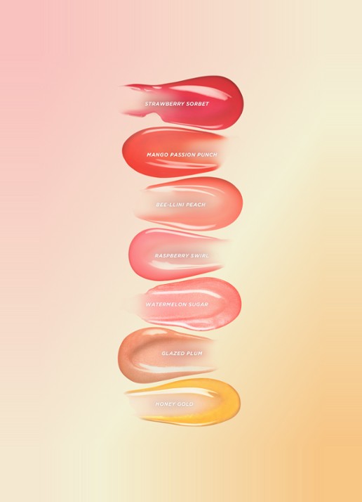Gisou Honey Infused Lip Oil - lipolie - detail 3 beellini peach
