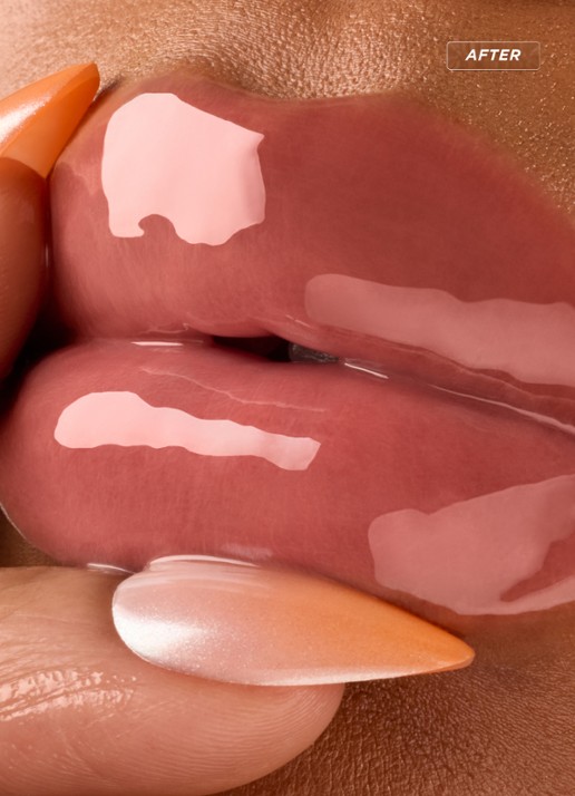 Gisou Honey Infused Lip Oil - lipolie - detail 5 beellini peach