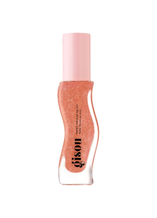 Gisou Honey Infused Lip Oil - lipolie - voorkant 6 glazed plum