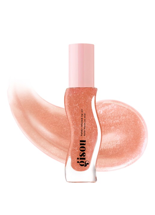 Gisou Honey Infused Lip Oil - lipolie - voorkant 7 glazed plum