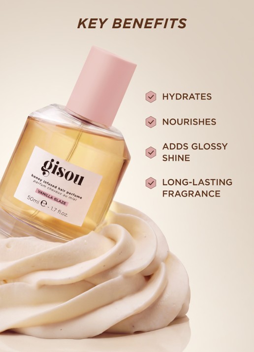 Gisou Honey Infused Vanilla Glaze Hair Perfume - haarparfum - detail 2 undefined