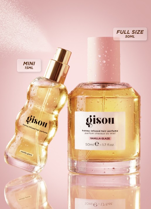 Gisou Honey Infused Vanilla Glaze Hair Perfume - haarparfum - voorkant 7 undefined