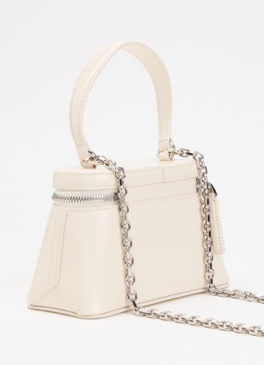 Givenchy Anitgona handtas van kalfsleer met afneembare schouderriem  - achterkant 6 gebroken wit
