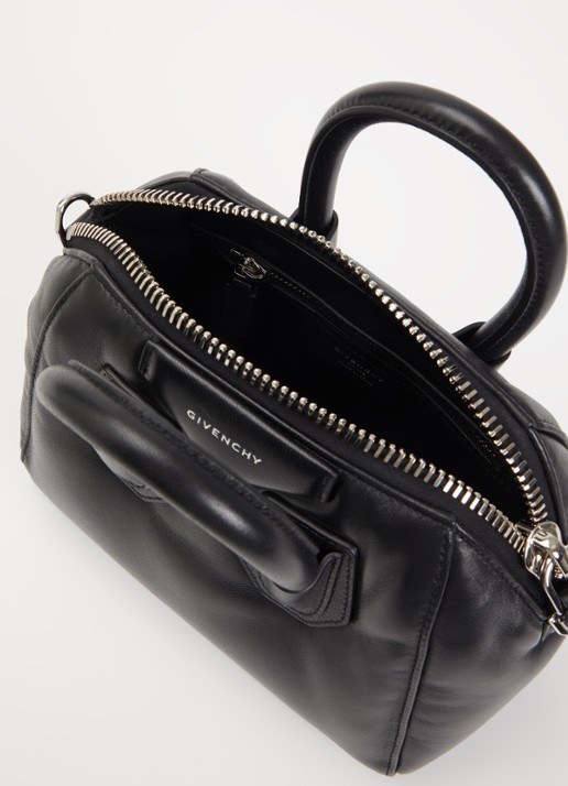 Givenchy Antigona Bomber handtas van kalfsleer - detail 3 zwart