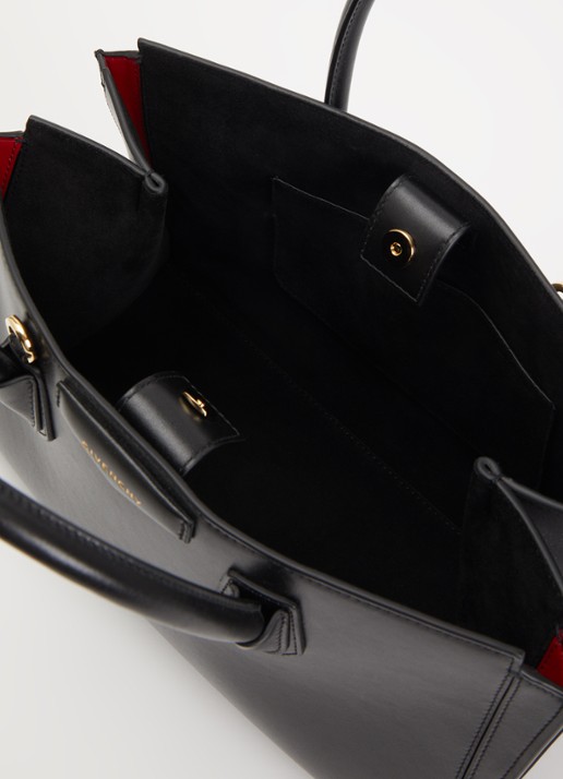 Givenchy Antigona Catchall Small handtas van kalfsleer - detail 3 zwart