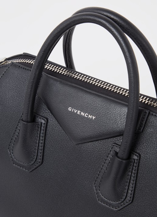 Givenchy Antigona Medium handtas van geitenleer - detail 7 zwart