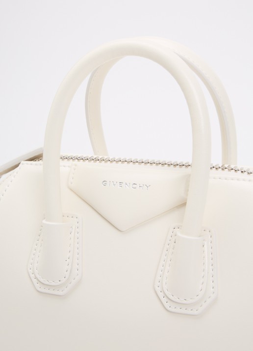 Givenchy Antigona Mini handtas van kalfsleer met afneembare schouderriem - detail 7 ivoor