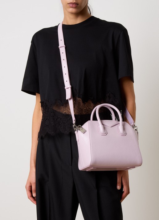 Givenchy Antigona Mini handtas van kalfsleer - voorkant 6 lila
