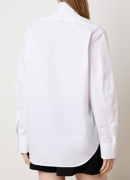 Givenchy Blouse met sjaalkraag - achterkant 3 wit