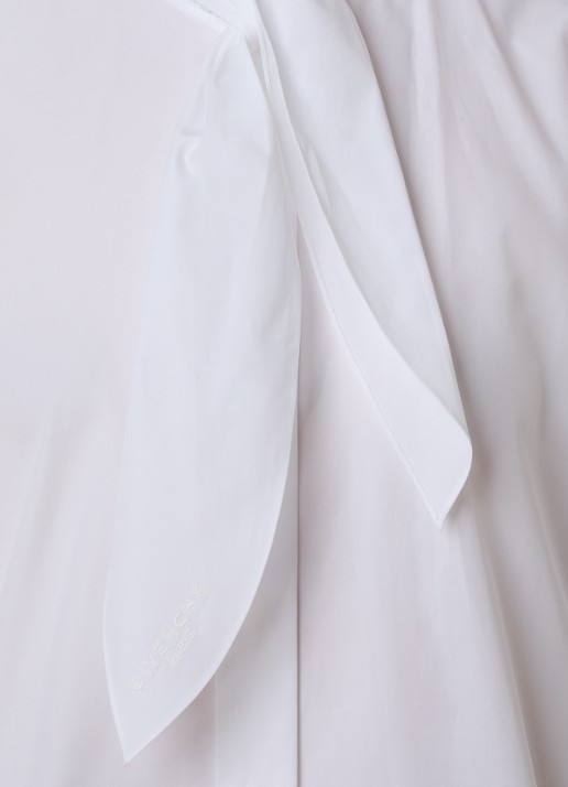 Givenchy Blouse met sjaalkraag - detail 2 wit