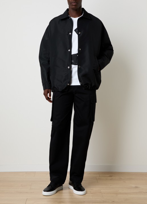 Givenchy Bomberjack met steekzakken - voorkant 2 zwart