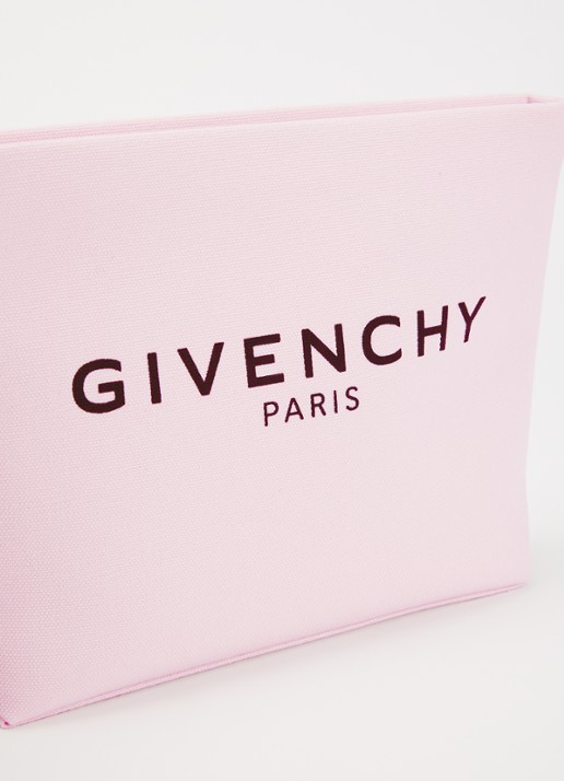 Givenchy Clutch van canvas - detail 5 lichtroze