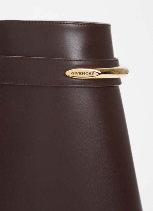 Givenchy Enkellaarsje van kalfsleer - detail 4 kastanjebruin