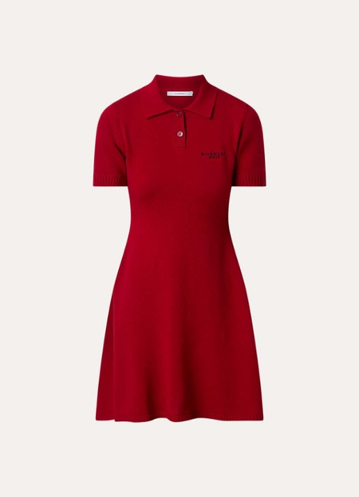 Givenchy Fijngebreide A-lijn mini jurk in kasjmierblend