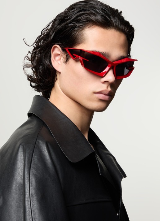 Givenchy Giv Cut zonnebril GV40049U - voorkant 5 donkerrood