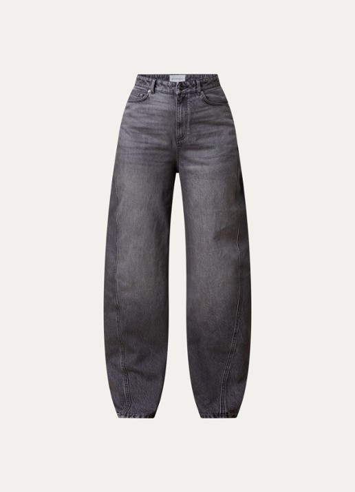 Givenchy High waist wide fit jeans met gekleurde wassing