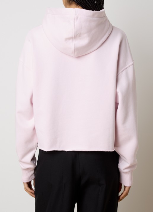 Givenchy Hoodie met logoprint en gerafelde zoom - achterkant 6 lichtroze