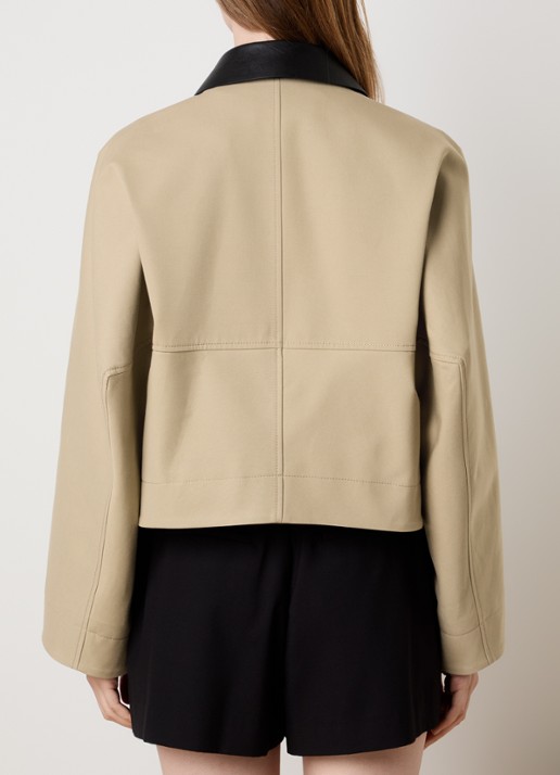 Givenchy Jack in wolblend met steekzakken - achterkant 6 beige