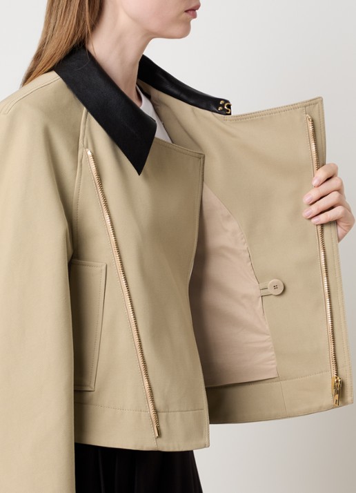 Givenchy Jack in wolblend met steekzakken - detail 2 beige