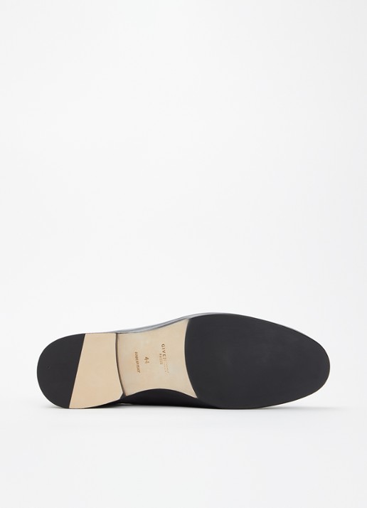 Givenchy Label loafer van lamsleer - detail 3 zwart