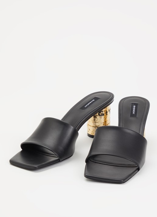 Givenchy Muiltje van kalfsleer - detail 3 zwart