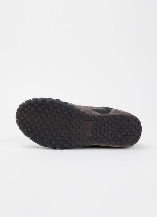 Givenchy New Glide sneaker met details van kalfssuède en logo - detail 4 taupe
