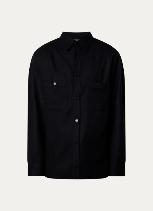 Givenchy Overshirt met borstzakken - voorkant 3 zwart