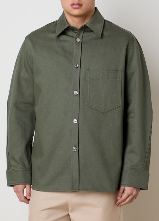 Givenchy Overshirt van denim met opgestikte zak
