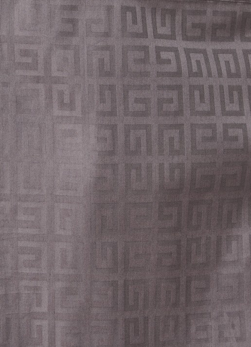 Givenchy Oversized fit overhemd met logoprint  - detail 5 grijs