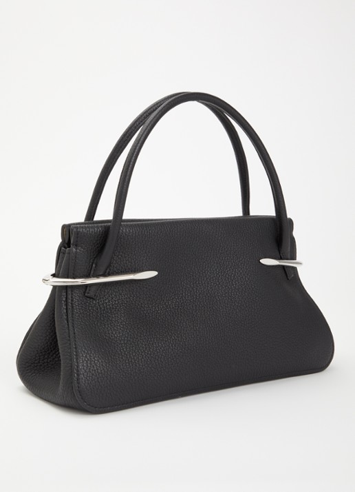 Givenchy Pinch Medium handtas van leer met afneembare schouderriem - achterkant zwart