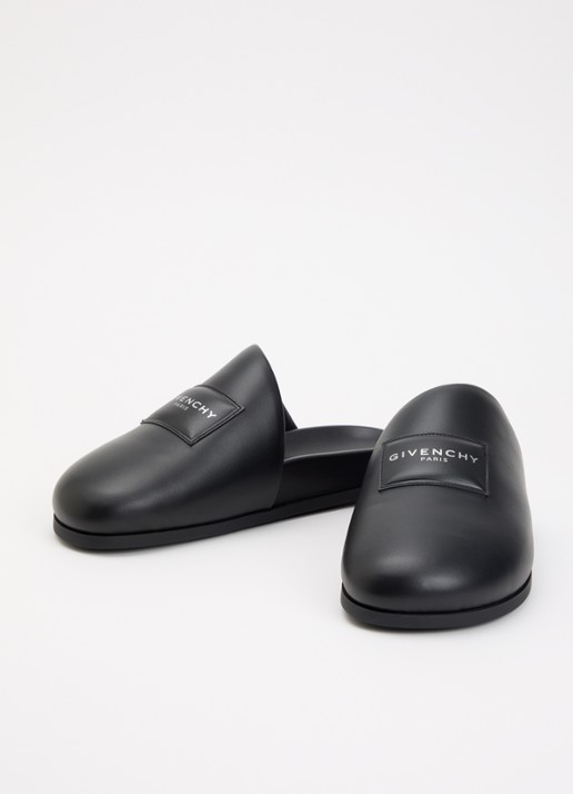 Givenchy Puffy muiltje van lamsleer - detail 4 zwart