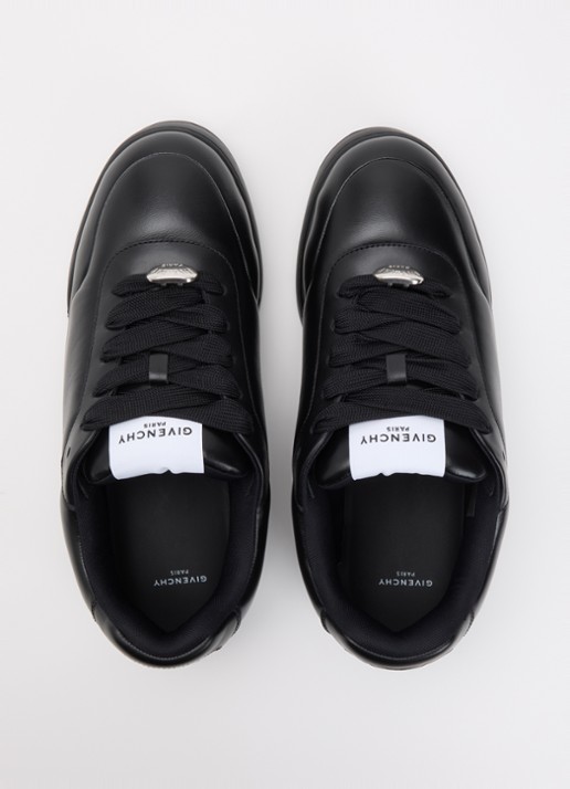 Givenchy Puffy Yard sneaker van lamsleer met logo - detail 2 zwart