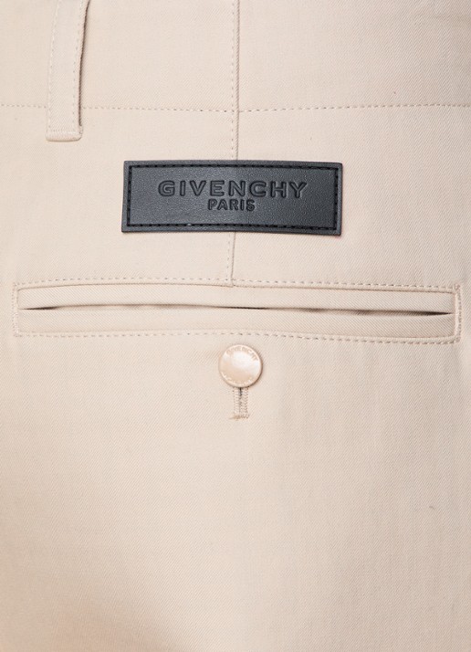 Givenchy Regular fit chino met paspelzak - detail 5 beige