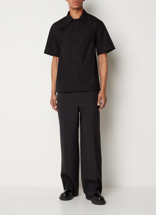 Givenchy Regular fit overhemd met metalen detail - voorkant 3 zwart