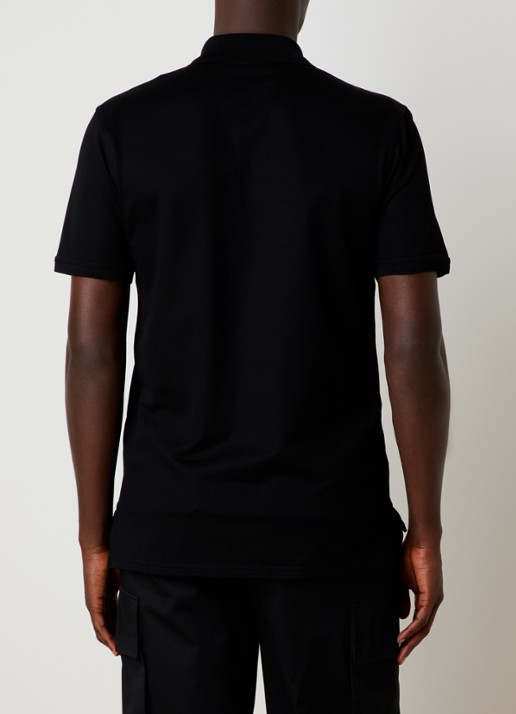 Givenchy Regular fit polo van piqué katoen met logo - achterkant 5 zwart