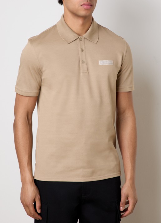 Givenchy Regular fit polo van piqué katoen met logo