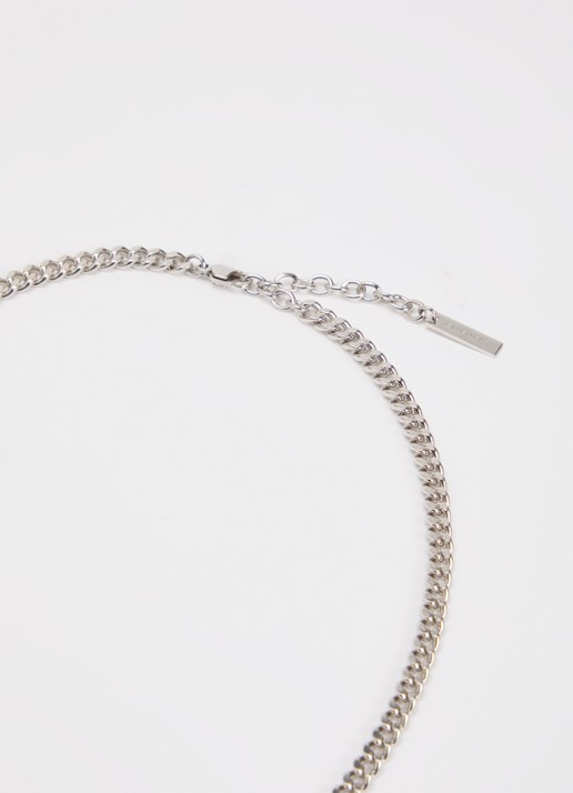 Givenchy Schakelketting met logo - detail 2 zilver