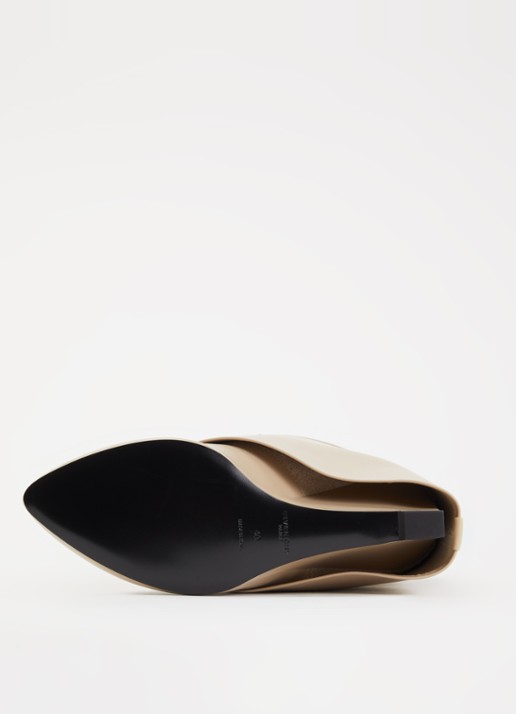 Givenchy Shark enkellaarsje van kalfsleer - detail 4 beige