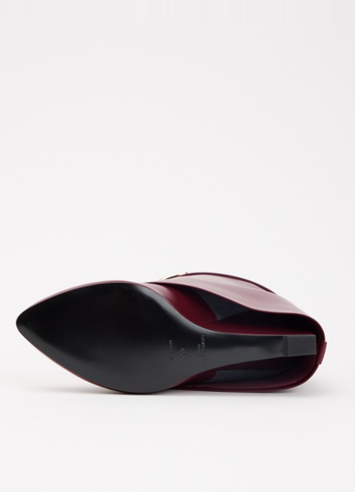 Givenchy Shark laars van kalfsleer - detail 4 bordeauxrood