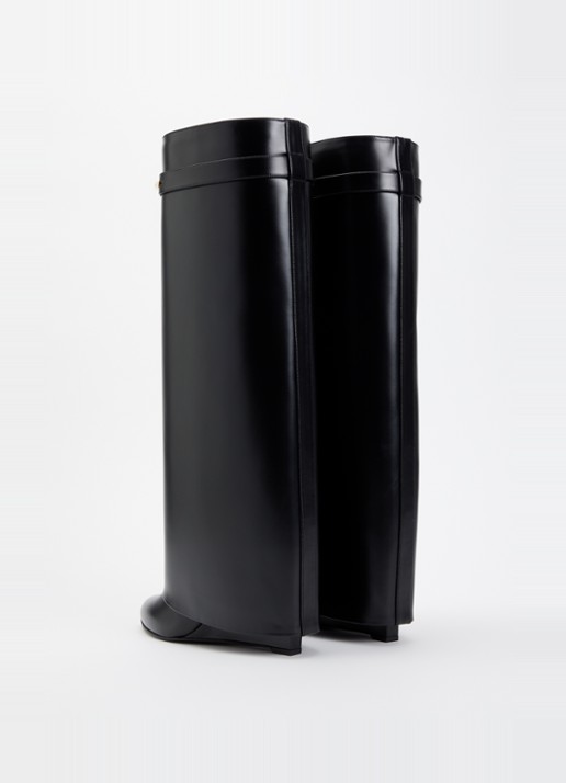 Givenchy Shark laars van kalfsleer - achterkant 5 zwart