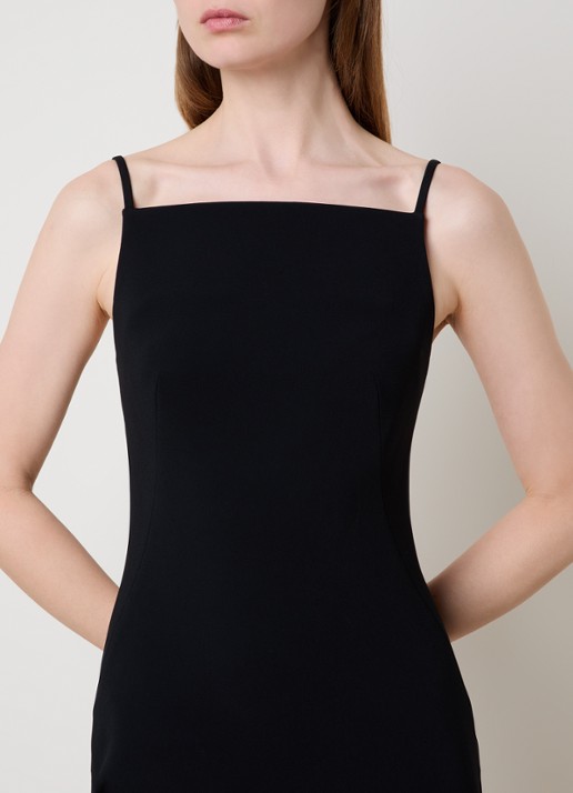 Givenchy Sliced midi jurk  - detail 2 zwart