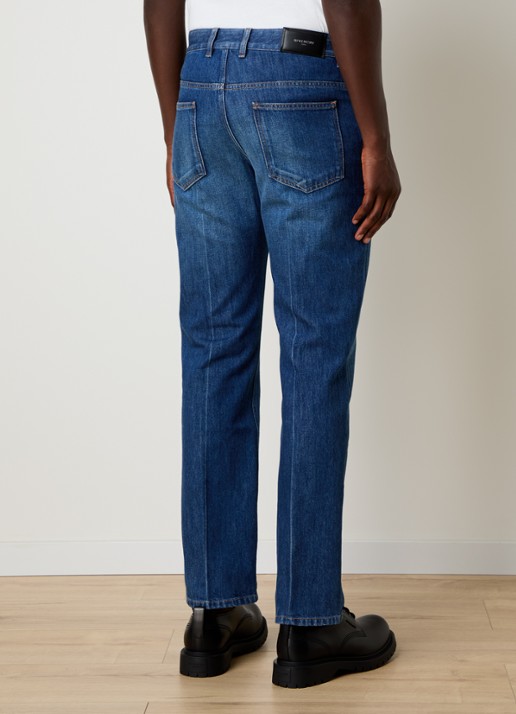 Givenchy Slim fit jeans met medium wassing en steekzakken - achterkant 4 indigo