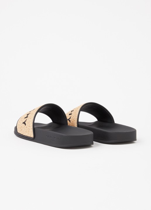 Givenchy Slipper met logo - achterkant 3 zwart